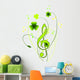 Music and plants Wall Decal