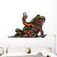 Oriental Fire-Bellied Toad Waving Bombina Orientalis Wall Decal