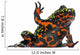 Oriental Fire-Bellied Toad Waving Bombina Orientalis Wall Decal