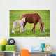 Horse with Its Son Wall Decal
