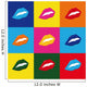 pop art lips Wall Mural
