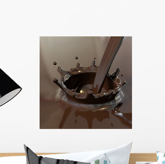 Hot Chocolate Poured Wall Mural