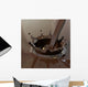 Hot Chocolate Poured Wall Mural