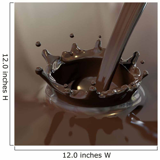 Hot Chocolate Poured Wall Mural
