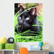 black cat Wall Mural