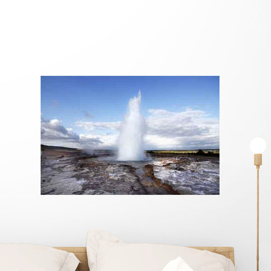 Eruption Famous Geyser Stokkur Wall Decal