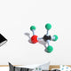 Oxygen Molecule Model Wall Decal