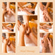 Hand Massage Therapist Collage
