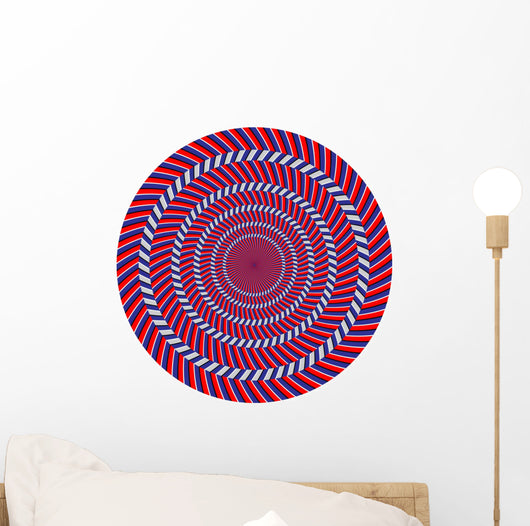 optical illusion Wall Decal