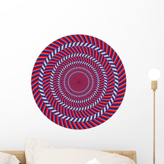 optical illusion Wall Decal