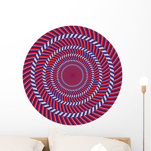 optical illusion Wall Decal