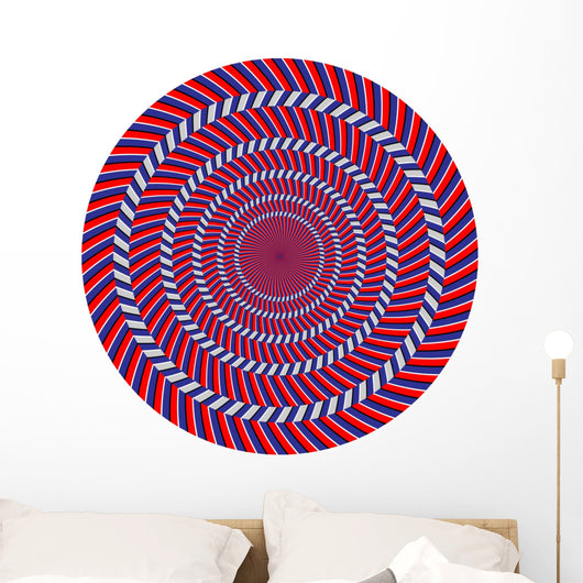 optical illusion Wall Decal