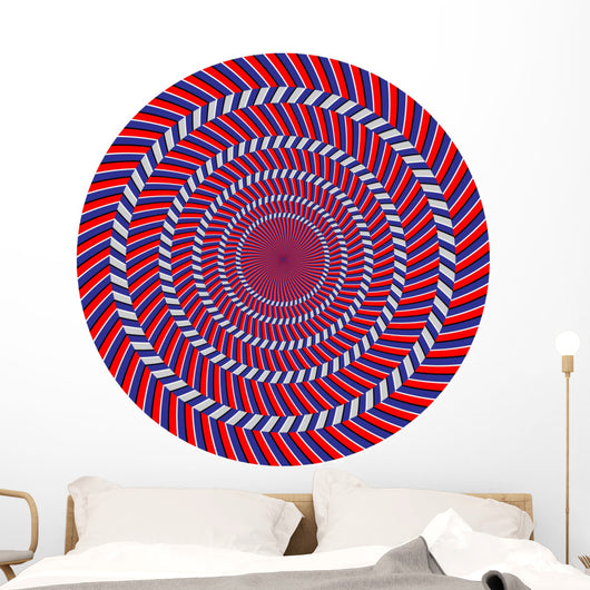 optical illusion Wall Decal