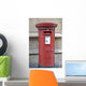 British Red Pillar Post Wall Mural