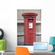 British Red Pillar Post Wall Mural
