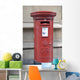 British Red Pillar Post Wall Mural