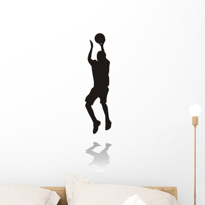 Sport Silhouettes Wall Decal shown on a wall