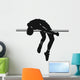 High Jump Vinyl Ready Vector Illustration Wall Decal
