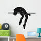 High Jump Vinyl Ready Vector Illustration Wall Decal