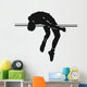 High Jump Vinyl Ready Vector Illustration Wall Decal