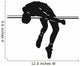 High Jump Vinyl Ready Vector Illustration Wall Decal