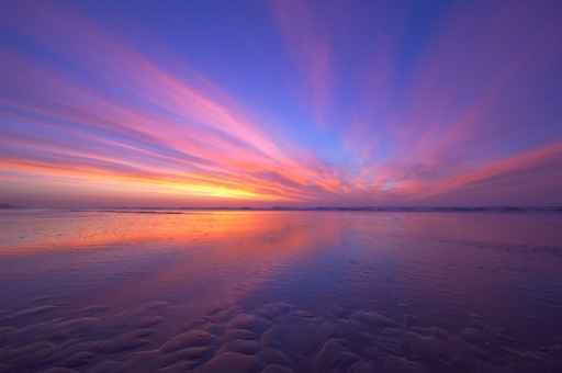 Ocean and Sunset Wall Decal Design 3