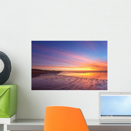 Ocean and Sunset Wall Decal Design 2