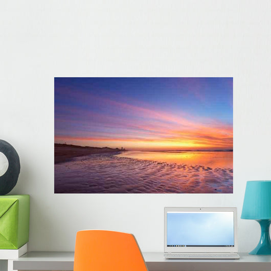 Ocean and Sunset Wall Decal Design 2