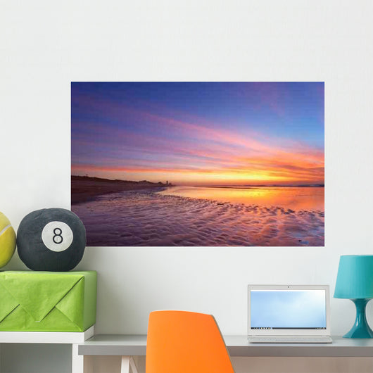 Ocean and Sunset Wall Decal Design 2