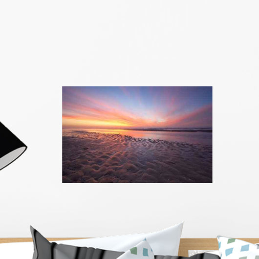 Ocean and Sunset Wall Decal Design 1