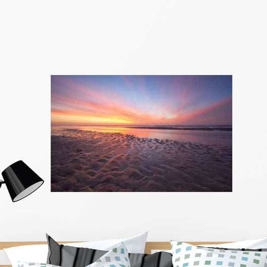 Ocean and Sunset Wall Decal Design 1