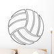 Volleyball Vinyl Ready Vector