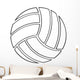 Volleyball Vinyl Ready Vector