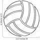 Volleyball Vinyl Ready Vector