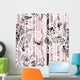 Striped Paisley Pattern Wall Decal