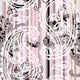 Striped Paisley Pattern Wall Decal