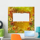 Multicoloured Card for Greetings Wall Mural