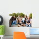 Teenagers with books Wall Mural