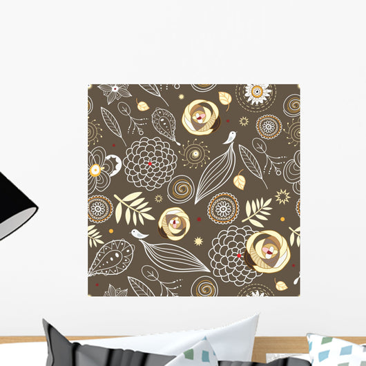 Flower Texture Wall Decal