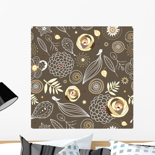 Flower Texture Wall Decal