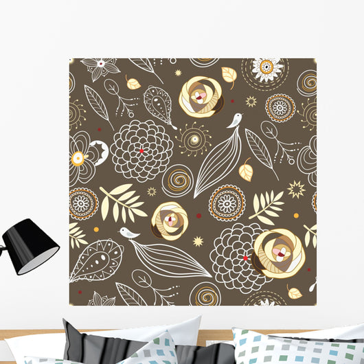 Flower Texture Wall Decal