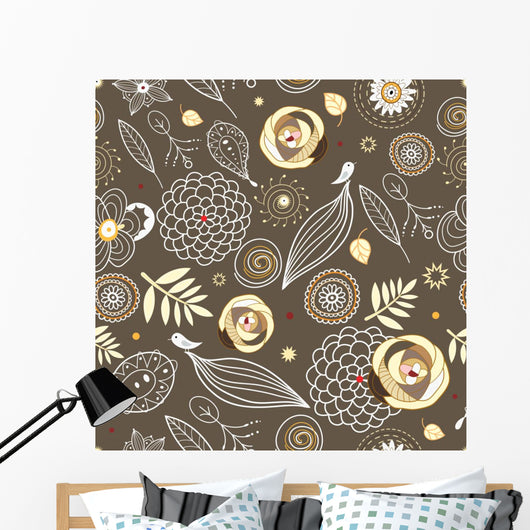 Flower Texture Wall Decal