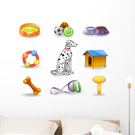 Dog Care Icon Set
