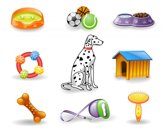 Dog Care Icon Set