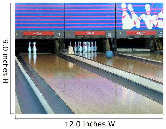 Bowling - Boule En Action Wall Mural