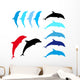 Dolphins Wall Mural