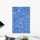Vertical Small Blue Tiles