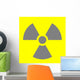 Symbole-Radioactivité:Gris Wall Mural