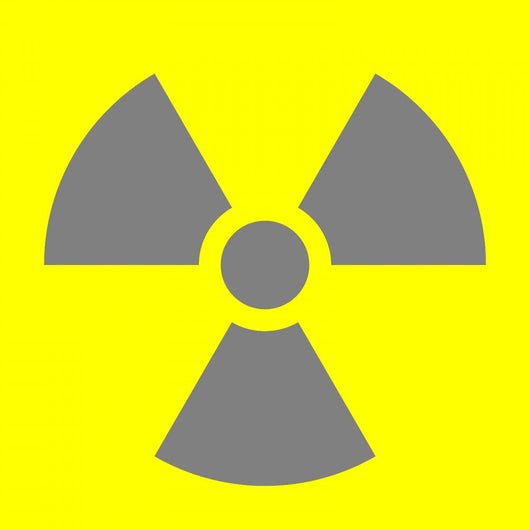 Symbole-Radioactivité:Gris Wall Mural