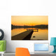Incredible Sunset Color Wall Decal Design 1